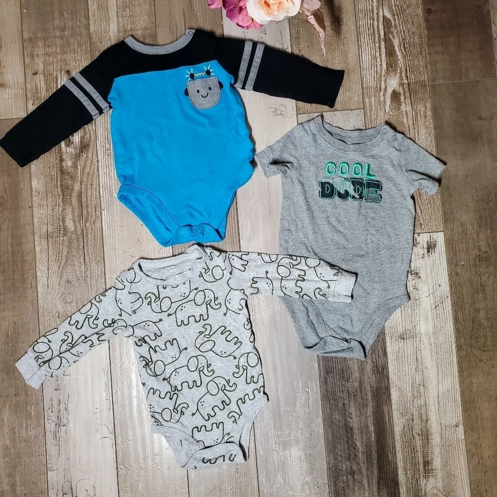 Garanimals, Jumping Beans & Carter's Toddler Boys Casual Top Bundle Size 18m EUC